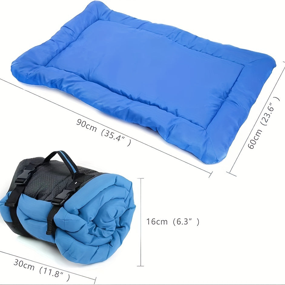 TrekTail Waterproof Dog Mat - Foldable Outdoor Pet Pad for Travel, 90x60cm 3