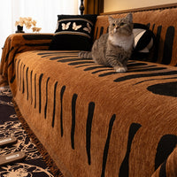 Tribal Geometric Chenille Sofa Cover - Durable Slipcover for Sofas & Couch 4