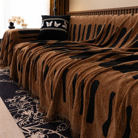 Tribal Geometric Chenille Sofa Cover - Durable Slipcover for Sofas & Couch 8