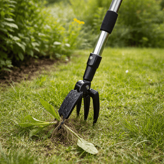 Turfex - Ergonomic Stand-Up Grass Puller for Easy Root Removal and Weeding 0