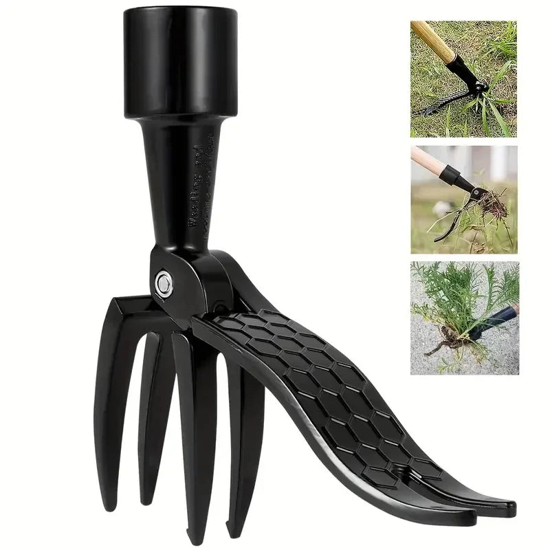Turfex - Ergonomic Stand-Up Grass Puller for Easy Root Removal and Weeding 6