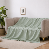 CLOUDSOFT - Ultra-Soft Cotton Blanket for Breathable Everyday Comfort