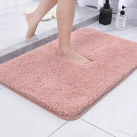 Ultra-Soft Microfiber Bath Rug - Non-Slip, Highly Absorbent Comfort Mat 2