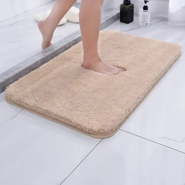 Ultra-Soft Microfiber Bath Rug - Non-Slip, Highly Absorbent Comfort Mat 6