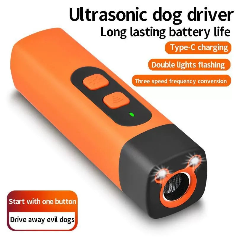 Ultrasonic Dog Bark Control Device - Rechargeable Anti Bark Collar Trainer 2