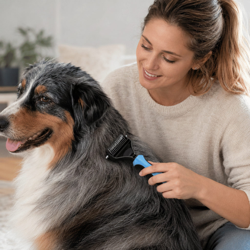 SOFTPAW – Entfilzungskamm für Haustiere für sanfte und effektive Pflege
