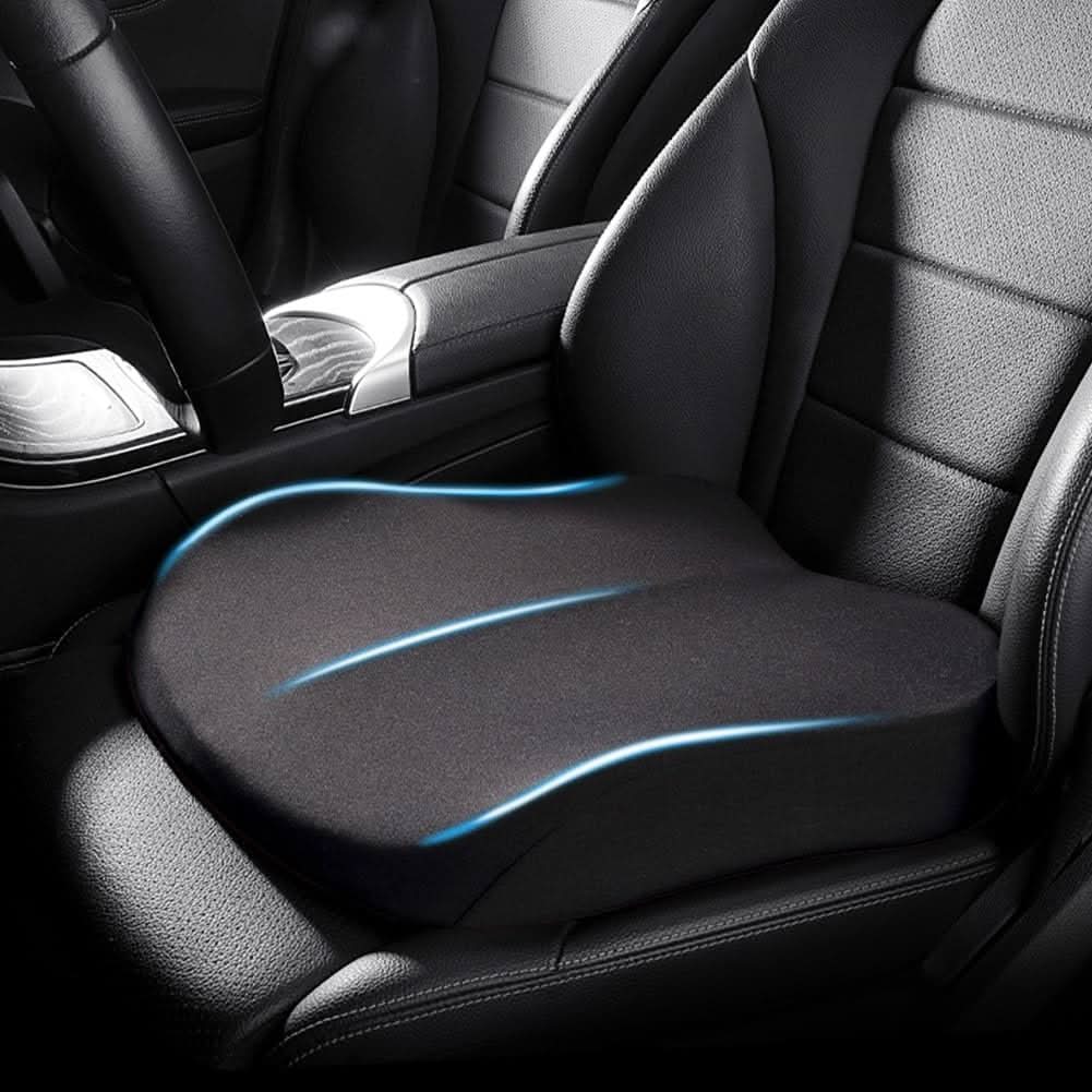 ViewBoost - Ergonomic Car Seat Cushion for Comfort with Memory Foam Support 0
