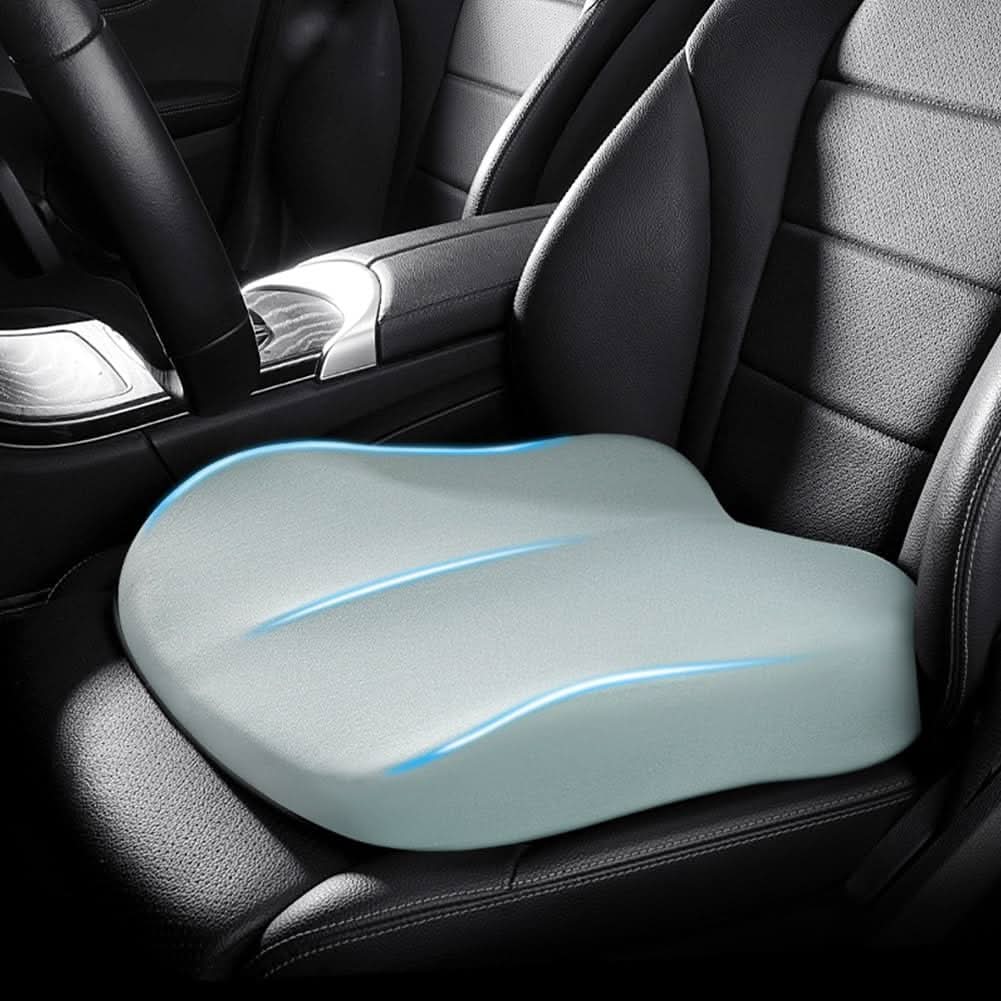 ViewBoost - Ergonomic Car Seat Cushion for Comfort with Memory Foam Support 9