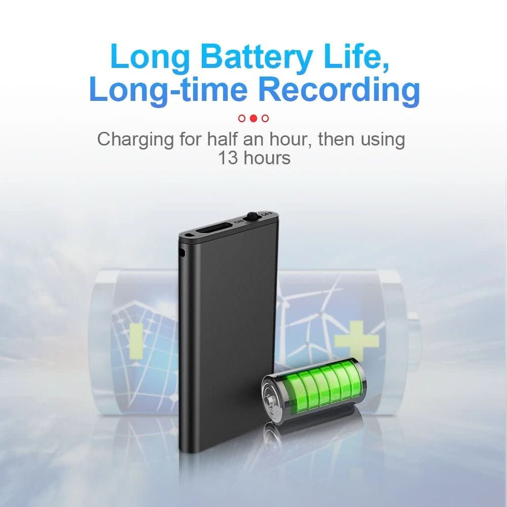 VoiceNote Mini - Ultralight Voice Activated Recorder with 32GB Memory and Clear Audio 5