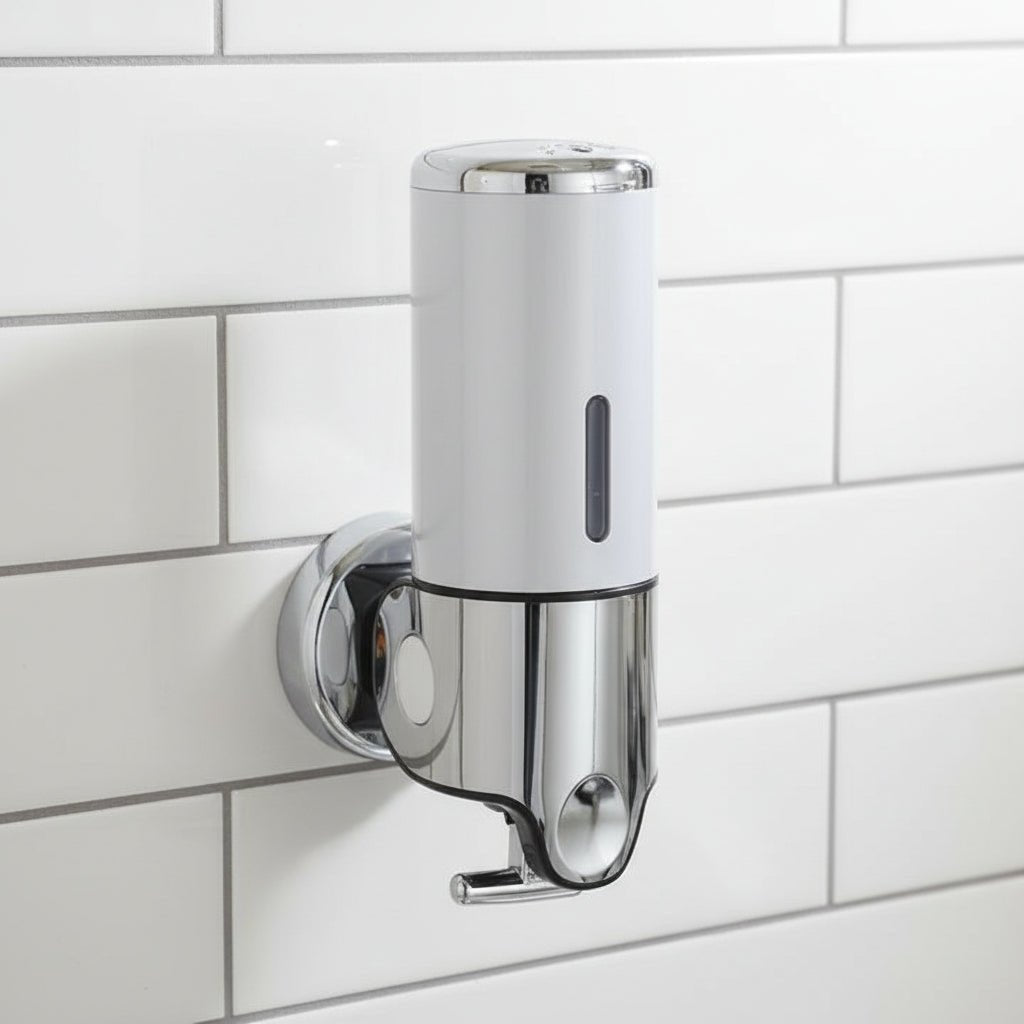 WANDCLEAN Wall-Mounted Soap Dispenser - Modern Stainless Steel Kitchen & Hand Soap Dispenser 0