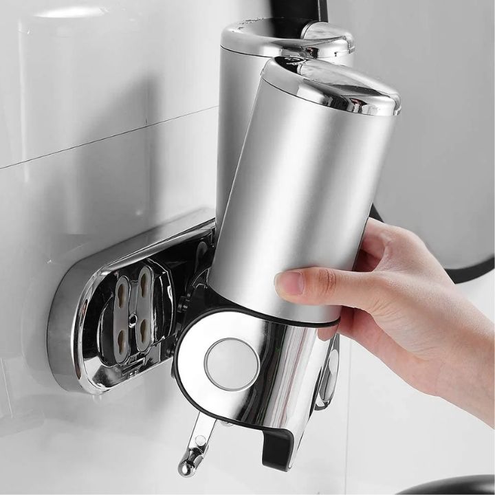 WANDCLEAN Wall-Mounted Soap Dispenser - Modern Stainless Steel Kitchen & Hand Soap Dispenser 3