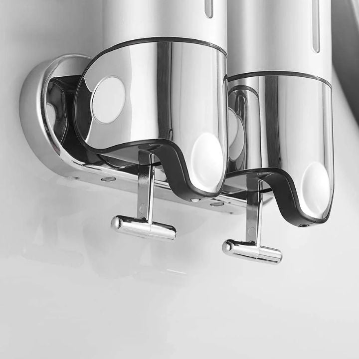 WANDCLEAN Wall-Mounted Soap Dispenser - Modern Stainless Steel Kitchen & Hand Soap Dispenser 4