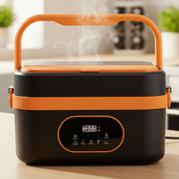 WORKWARM Electric Lunch Box - Wireless Self-Heating with Smart Timer, 1000ml Capacity 1