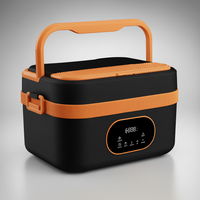 WORKWARM Electric Lunch Box - Wireless Self-Heating with Smart Timer, 1000ml Capacity 2