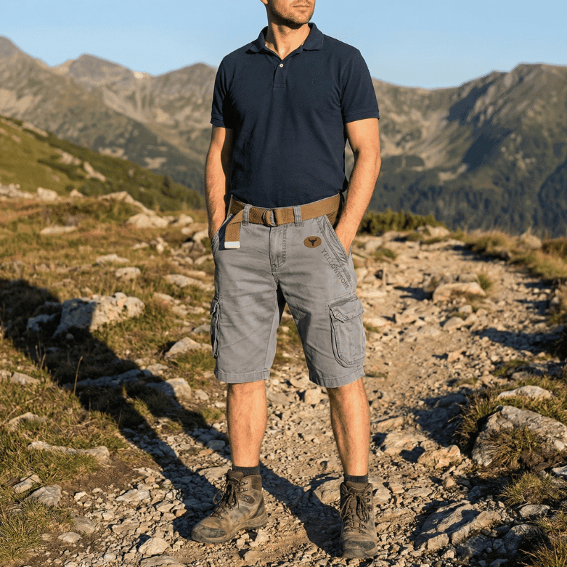 WanderSchmiede Fracht – Robust Men's Cargo Shorts for Outdoors & Everyday Use 1