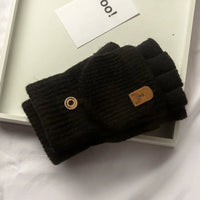 Warmtouch Winter Gloves - Half-Finger Touchscreen Knit Gloves for Comfort and Style 1