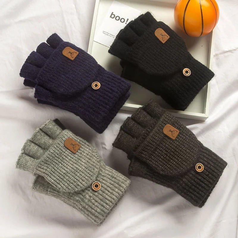 Warmtouch Winter Gloves - Half-Finger Touchscreen Knit Gloves for Comfort and Style 5