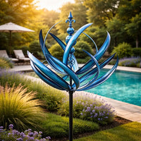 LOTUSNOVA – Rostbeständiger Windspinner für schöne Außendekoration