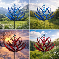 LOTUSNOVA – Rostbeständiger Windspinner für schöne Außendekoration