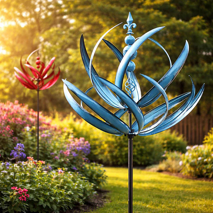 LOTUSNOVA – Rostbeständiger Windspinner für schöne Außendekoration