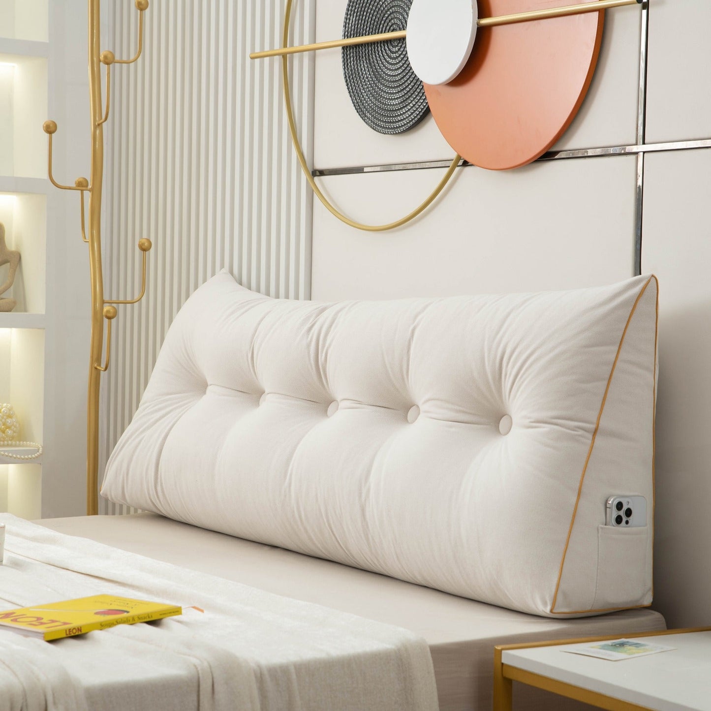 LUXOVEX – Luxury Chic Wedge Pillow for Elegant Everyday Comfort