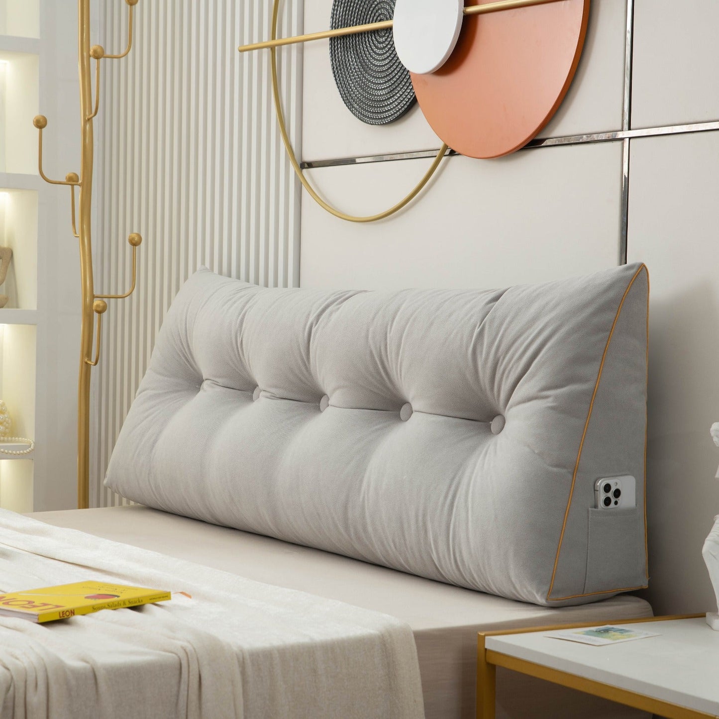 LUXOVEX – Luxury Chic Wedge Pillow for Elegant Everyday Comfort