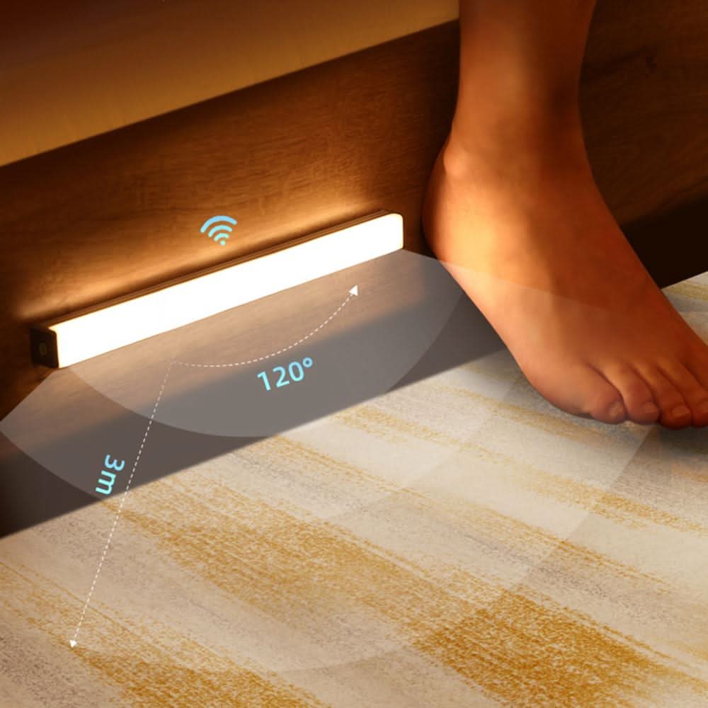 Wireless LED Light with Motion Sensor, Flexible Length Options, USB & AAA Powered 3