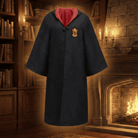 WizardCraft - Complete Wizard Costume Set for Kids & Adults with Cloak, Wand, Scarf, and Glasses 1