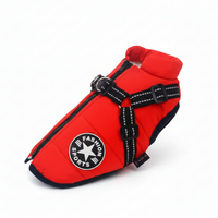 WoofGuard Waterproof Dog Jacket - Warm Fleece Lining & Integrated Harness 3