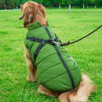 WoofGuard Waterproof Dog Jacket - Warm Fleece Lining & Integrated Harness 9