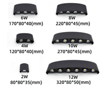 YARDGLOW Outdoor Wall Light - Weatherproof LED Exterior Wall Sconce for Stylish Illumination 12