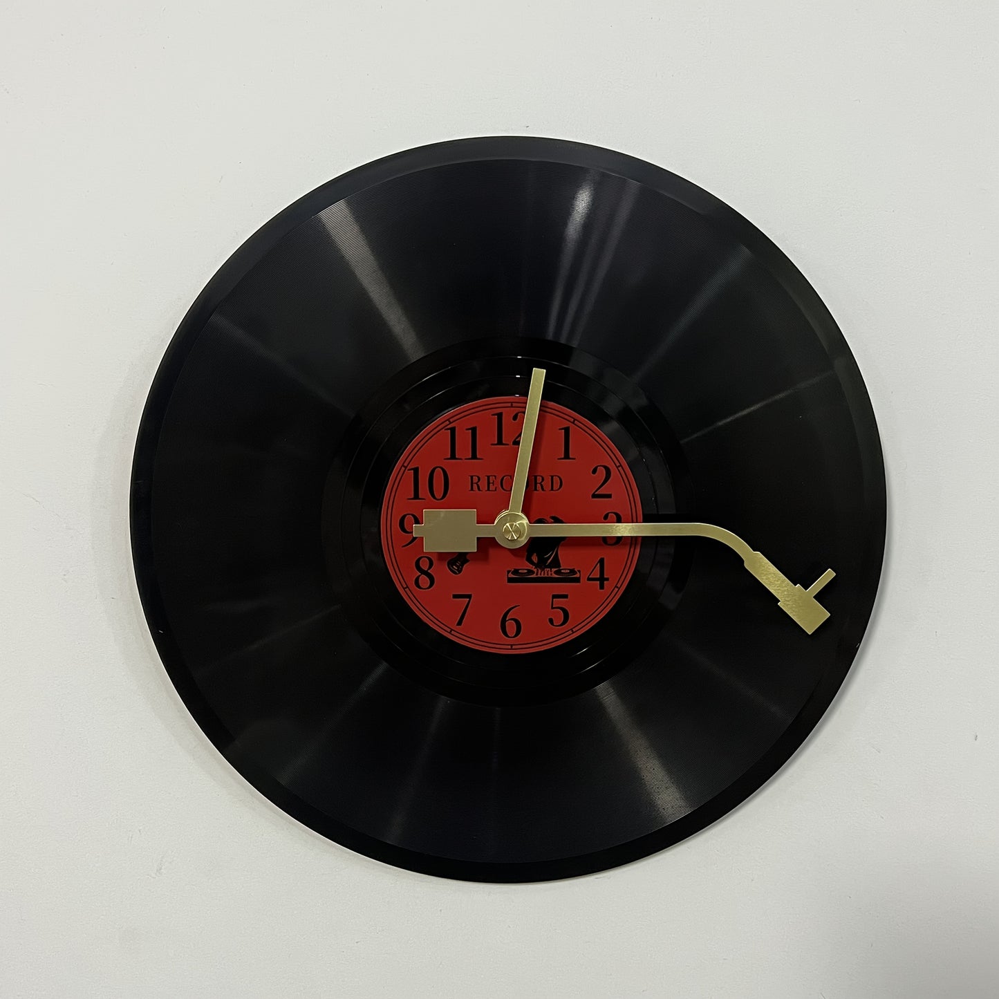 TIMETUNES - Retro Vinyl Record Wall Clock Silent Decorative Timepiece
