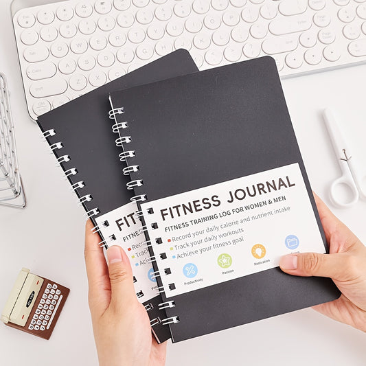 FITTRACK JOURNAL – Undated Fitness Planner & Meal Tracker for Daily Organization