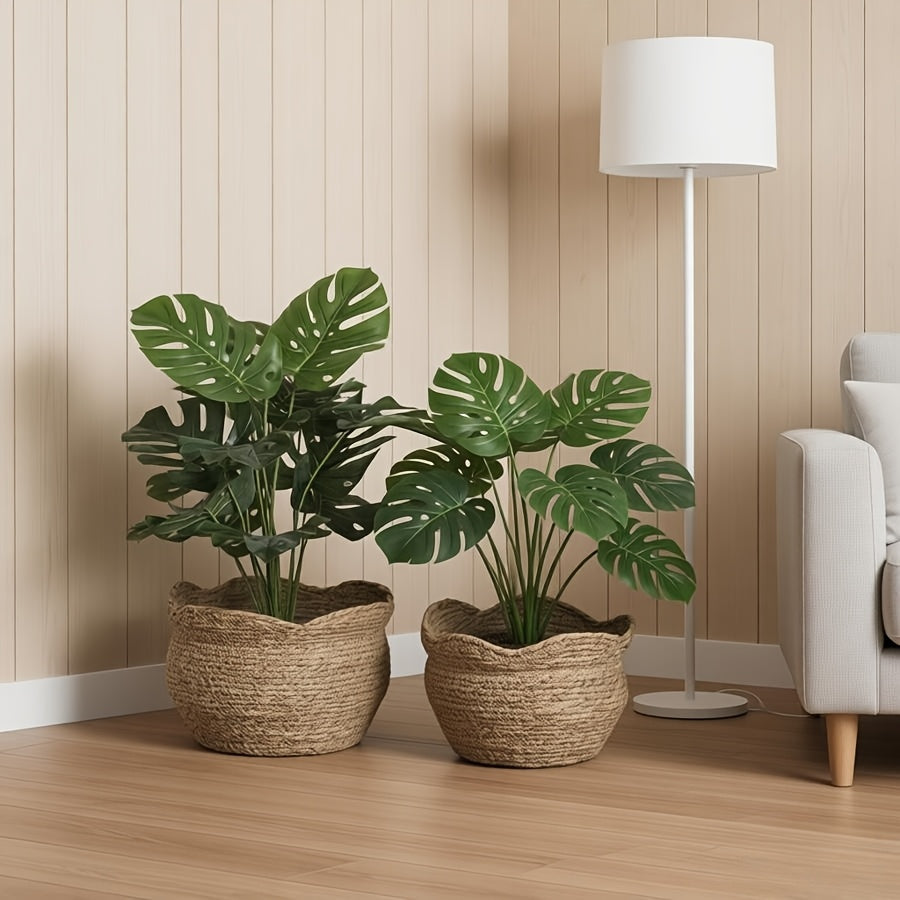 RATTANPOT – Handwoven Scandinavian Planter for Natural Boho Plant Decor