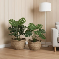RATTANPOT – Handwoven Scandinavian Planter for Natural Boho Plant Decor