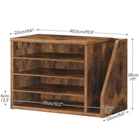 NATURLOFT - Boho-Style Woven Storage Basket Foldable Plant Container
