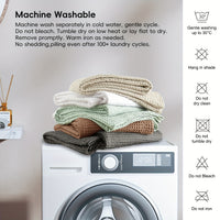CLOUDWEAVE – Lightweight Waffle Throw Blanket for Cozy All-Season Comfort