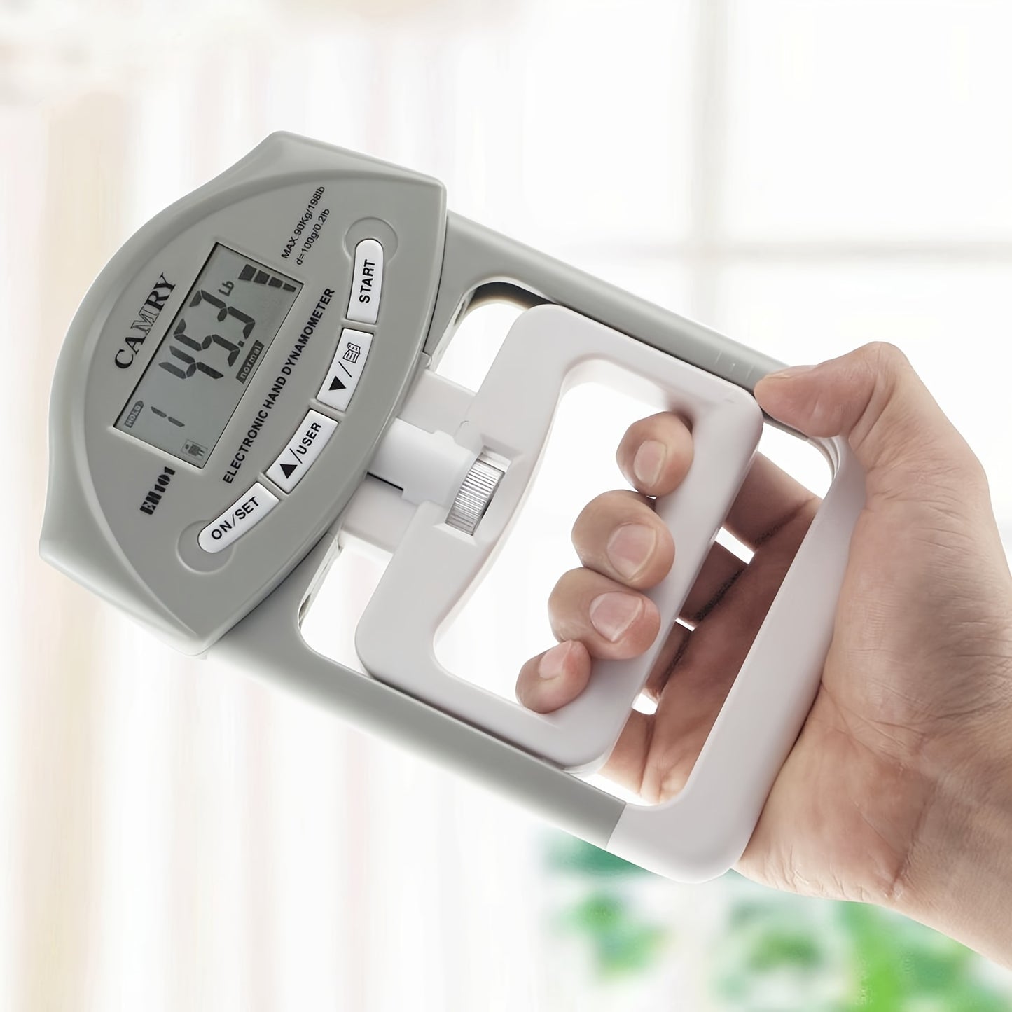 GRIPMETER PRO – Digital Grip Strength Tester with Automatic Capture