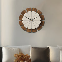 WOODORA ROUND – Decorative Silent Wooden Wall Clock