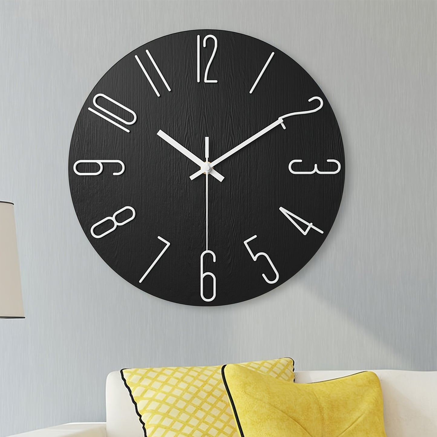 OAKTIDE - Contemporary wall clock designed for quiet and modern everyday interiors