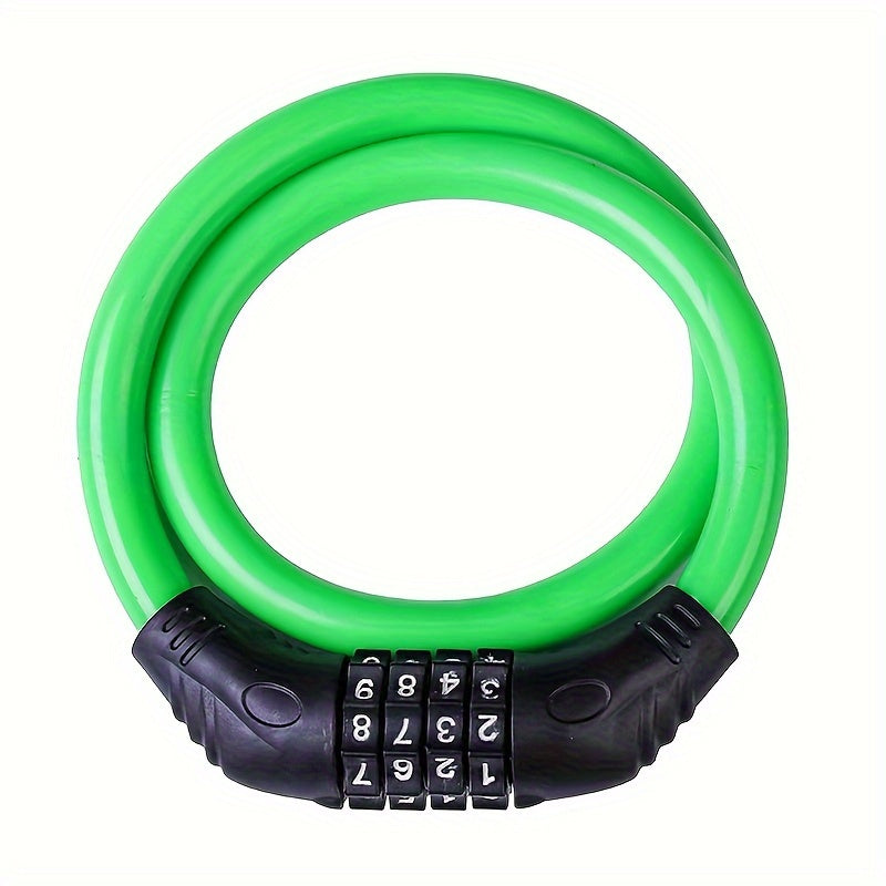 BIKEGUARD - Steel Security Cable Lock With 4-Digit Code