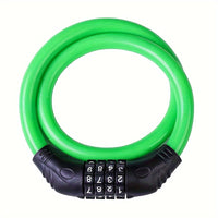 BIKEGUARD - Steel Security Cable Lock With 4-Digit Code