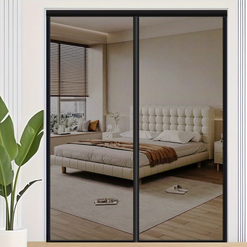 MAGNAMESH – Magnetic Mosquito Screen Curtain for Hands-Free Door Protection