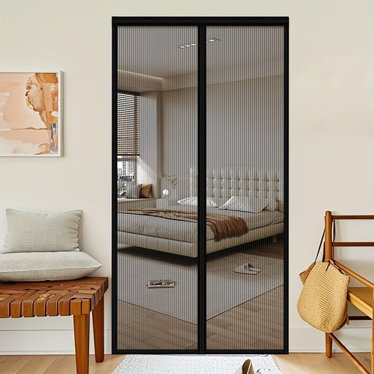 MAGNAMESH – Magnetic Mosquito Screen Curtain for Hands-Free Door Protection