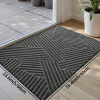 ENTRYSTYLE - Solid Color Durable Non-Slip Door Mat