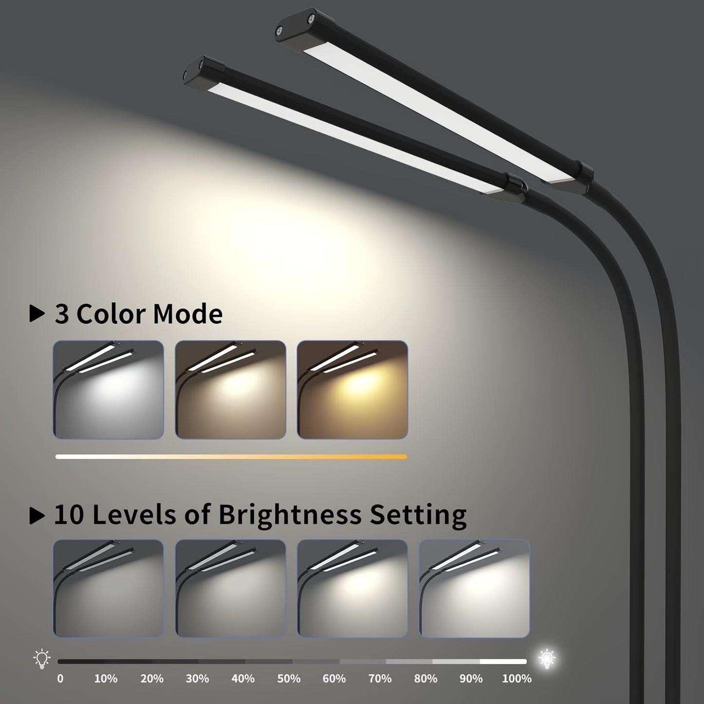 DUOLUX – Dual-Tube Clip-On LED Reading Lamp
