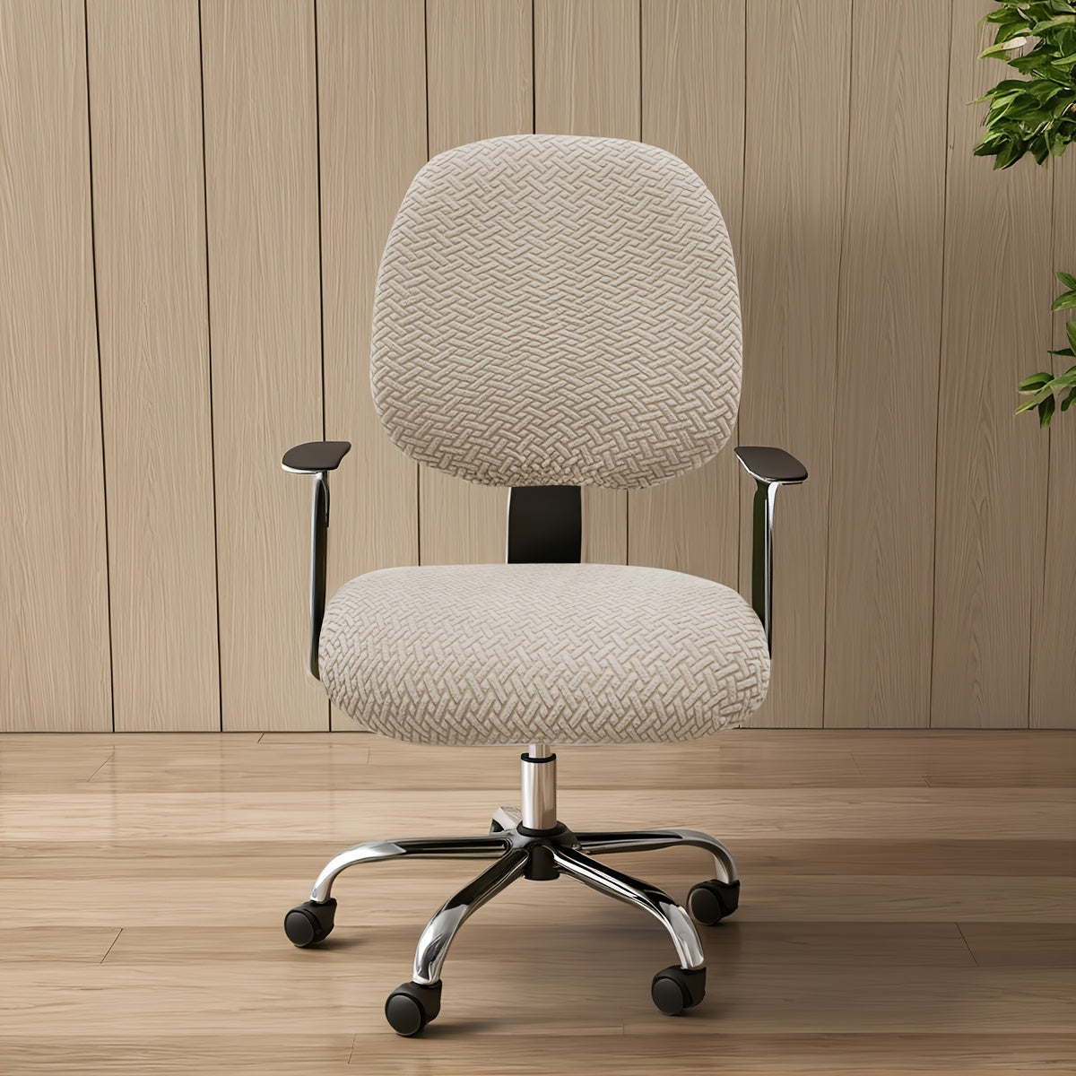 OFFICEGUARD – Elastic Split Cover Set Chair/Back for Clean