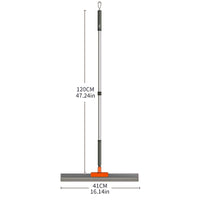 AQUAMOP - Water & Dust Scraper Broom for Bathroom, Glass, and Floors