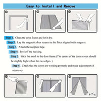 NETMAGIC – Magnetic Closure Door Screen Curtain