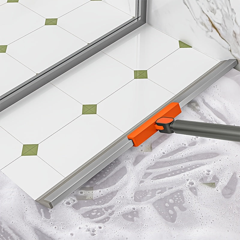 AQUAMOP - Water & Dust Scraper Broom for Bathroom, Glass, and Floors